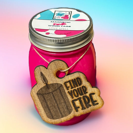 Magnet Wood Tag Kandles